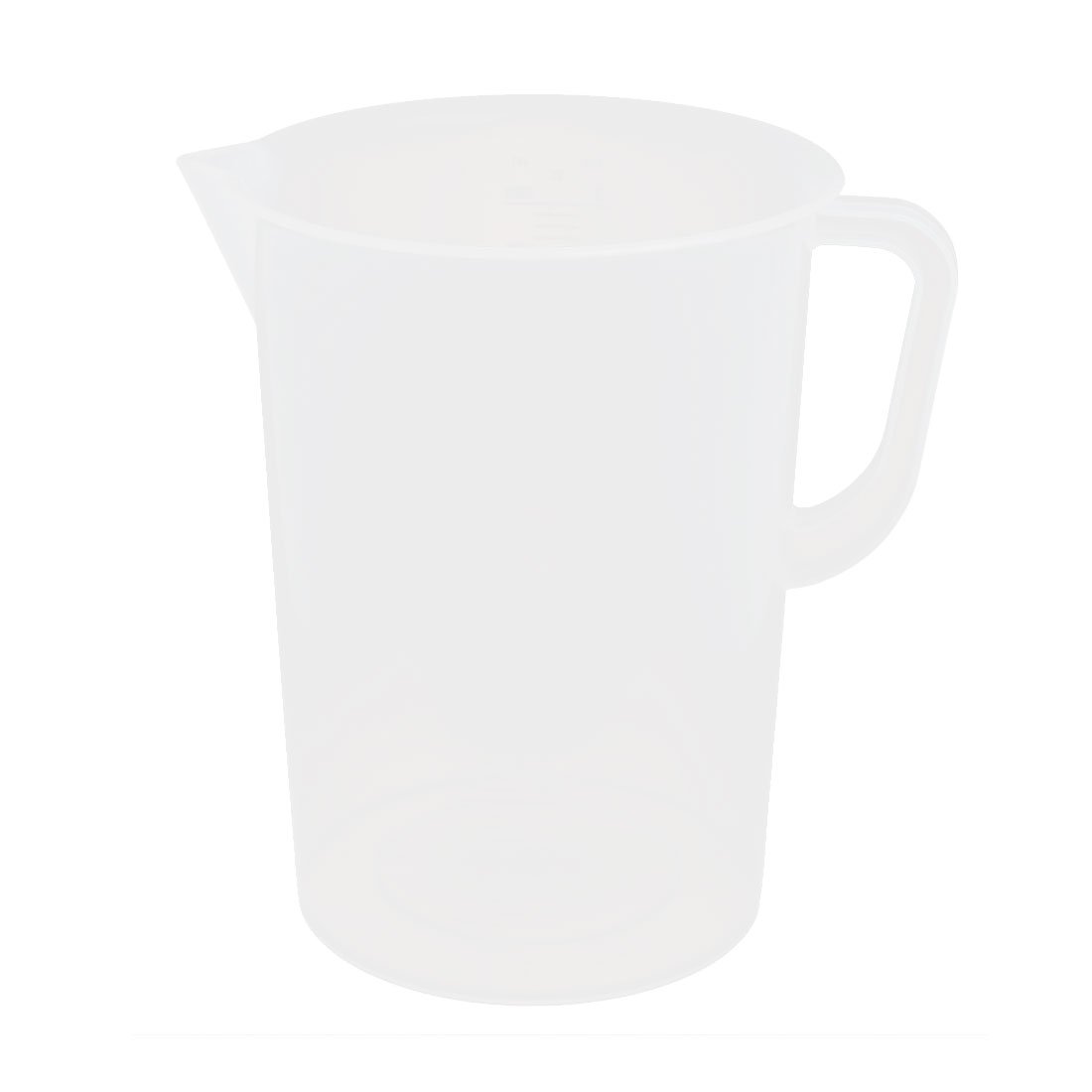 sourcing map 5000ml Vaso Medidor Volumétrico Graduado Claro Accesorio De Cocina De Laboratorio