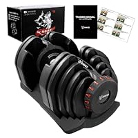 Amazon | 4WD 可変式ダンベル 24kg レッド 1個 【プロボディビルダー Amazon | 4WD 可変式ダンベル 24kg レッド 1個 【プロボディビルダー