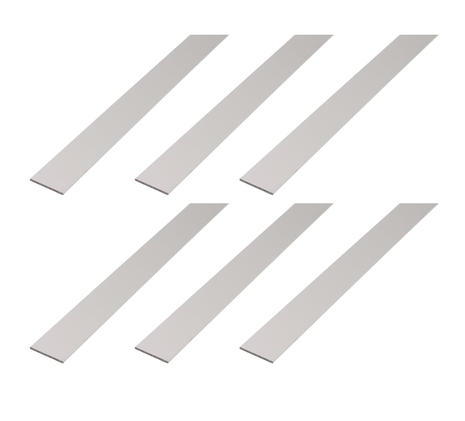 Barres plates aluminium de 2m pour protéger vos angles
