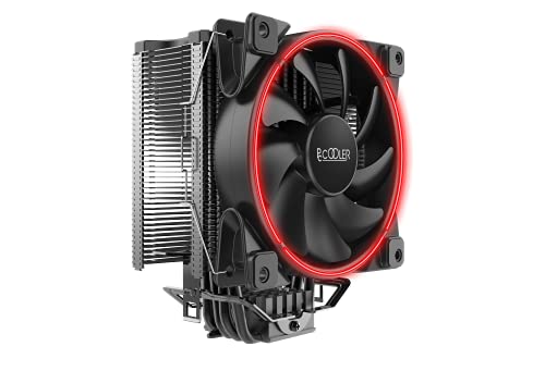 PCCOOLER GI-X6 CPU-Kühler, 120mm Lüfter Rot, 160W TDP, Für Intel/AMD Cover
