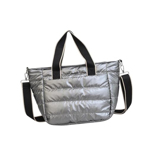 Sac bandoulière gris léger anti-choc avec sangle ajustable pour soulager vos épaules
