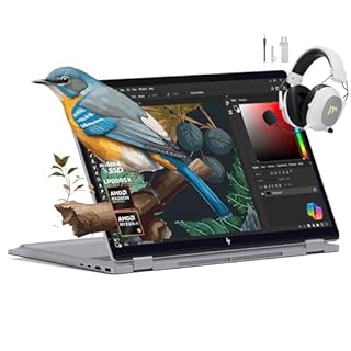 HP 2025 New Envy x360 2-in-1 Laptop, OmniBook X Flip 16" Touchscreen 2K IPS Display, AMD Ryzen AI 5 340, 16GB LPDDR5X RAM, 512GB Gen 4 SSD, Copilot AI, WiFi 6E, w/Mytrix Accessory, Win 11 Home