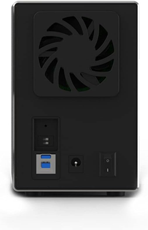 External Hard Drives Dual Hard Disk Array RAID USB3.0/USB3.1 Dual Bay Dock HDD Enclosure RAID Auto Data Backup 3.5'' HDD Array USB3.1