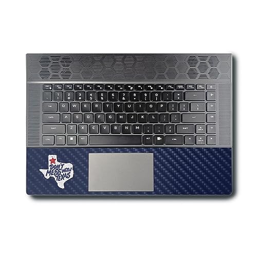 Image of MightySkins Carbon Fiber Skin Compatible with Alienware X16 R1 (2023) Full Wrap Kit - Dont Mess with Texas | Protective, Durable Textured Carbon Fiber Finish | Easy to Apply | Made in The USA