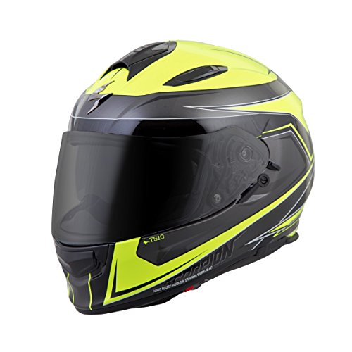 ScorpionExo Unisex-Adult full-face-helmet-style EXO-T510 Helmet (Neon and Black,X-Small), 1 Pack