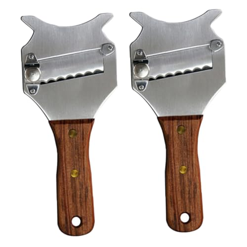 Unomor 2Pcs Truffle Shaver Cheese Slicer Kitchen Tool for Chocolate Cheese Truffle Shaving for Home Chefs and Baking Enthusiasts