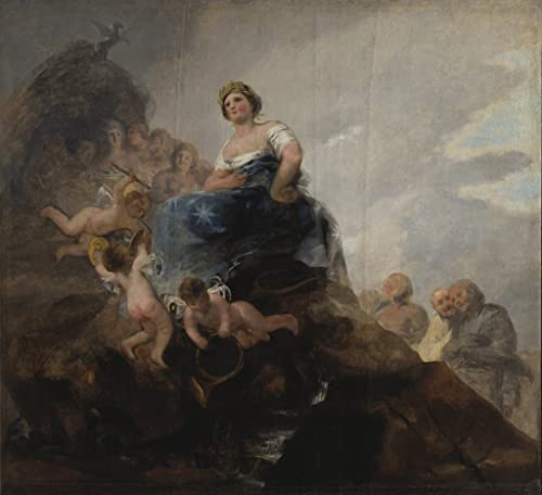 Tableau Poesie Et Poetes Francisco De Goya posters et art de decoration murale 60x90