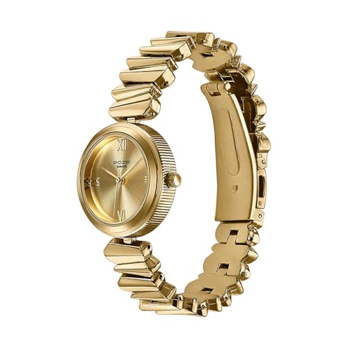 Image of Sonata Poze 8 Quartz Analog with IPG Dial IPG Alloy Strap Watch for Women - SP80172YM01W