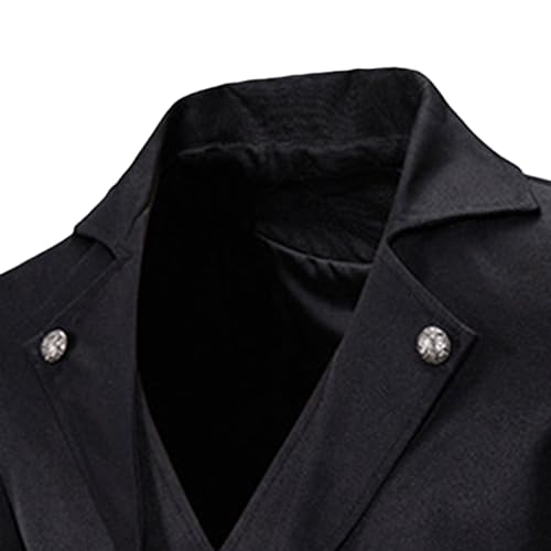 Mens Tails Slim Fit Tailcoat Dress Coat Gothic Tailcoat Tuxedo Jacket Dinner Party Wedding Blazer Suit Jacket4