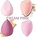 Beauty Blander Applicator Sponges Set Of 4 PCS. Latex Free With Sponge Holder Case For Liquid Coverup BB Cream Or Other Cosmetic Foundation Prodectus. For Wet And Dry Uses. (Cream Pink) Beauty Blander Applicator Sponges Set Of 4 PCS. Latex Free With Sponge Holder Case For Liquid Coverup BB Cream Or Other Cosmetic Foundation Prodectus. For Wet And Dry Uses. (Cream Pink)
