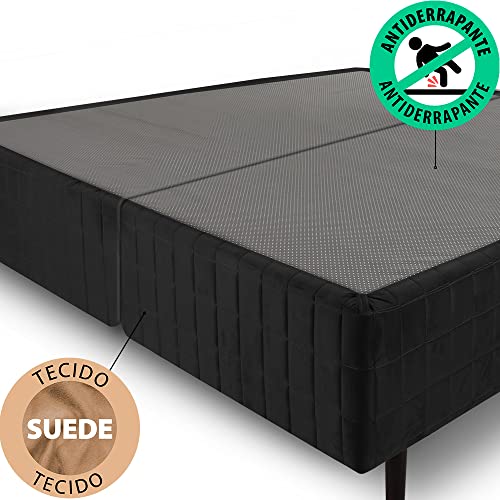 Cama Box King Colchão Pillow Top de Espuma Viscoelástica e D33 com Molas Ensacadas 193x203x64cm - BF