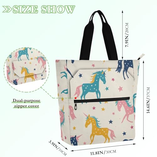 Bolsa de libros duradera para evitar roturas, modelo reutilizable con cremallera 4