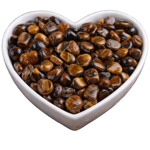 Tiger Eye Crystal Chips 100g &ndash; Natural Tumbled Polished Ge