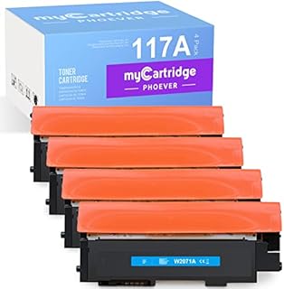 myCartridge PHOEVER 117A Toner Cartridges, Compatible for HP 117A W2070A for HP Color Laser MFP 178nw 179fnw 150nw Toner