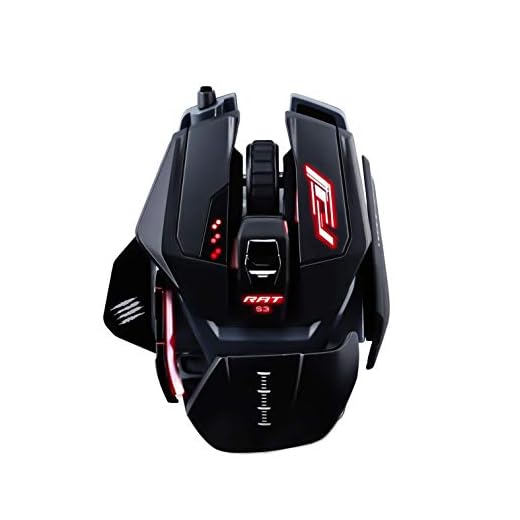 Mad Catz R.A.T. Pro S3 - Ratón (Mano Derecha, Óptico, USB, 7200 dpi, 8000 pps, Negro)