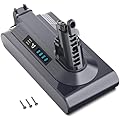 Batteria per Dyson V10 SV12 Morpilot 6500mAh Dyson V10 SV12 Batteria per Cyclone V10 Animal V10 Absolute V10 Motorhead V10 Fluffy Aspirapolvere