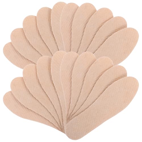 Plantillas de pulpa de madera para hombre 40 pares desechables