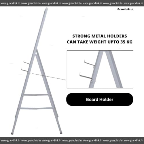 Image of Grandink 6 Feet Four Leg Metal Easel Stand for Whiteboard & Display