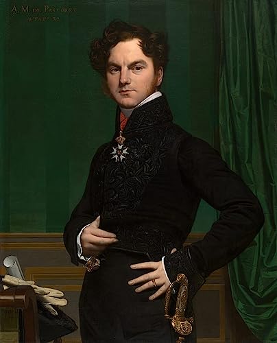Impression toile Jean Auguste Ingres : chef-d'œuvre d'art mural 60x90cm
