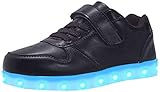 tenis led nike  Zapatos Led Niños Niñas 7 Color USB Carga Luces Zapatillas,Velcro Flashing Zapatillas,Hip Tops Sneakers