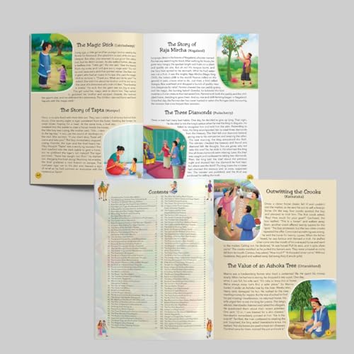 Image of 108 Stories from India (Illustrated) - Story Book for Kids - Stories for Children - Bedtime Stories - Moral Story Book - Cultural Stories for Children - Age 3+ - Read Aloud to Infants, Toddlers