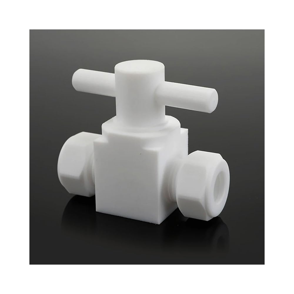 1 STÜCK PTFE-Nadelkugelhahn Mit Großem Temperaturbereich For Den Einsatz Im Chemielabor Mit Starker Säure Und Alkali(Needle Valve,16mm)