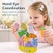 Sean's Choice Easter Toys for Kids 3-5, Wooden Stacking Montessori Toys for 3 4 5 6 7 8 Year Old Boys Girls Balance Kids Games for Easter Basket Stuffers