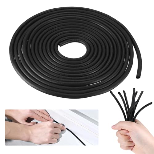 Junta De Cordón Redondo, 10 M X 4 Mm De Diámetro, Junta De Goma Redonda, Resistente A Altas Temperaturas, Cordón De Sellado Para Juntas Flexible Para Sellar Ventanas, Paredes
