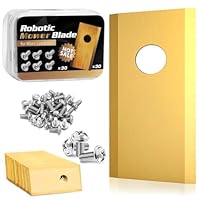 EOPUOZS 30er Set Mähroboter Klingen für Worx Landroid, Hochwertige Ersatzmesser für Rasenmäher mit passenden Schrauben, Titan Messer Klingen kompatibel mit Worx, LandXcape und Einhellzl