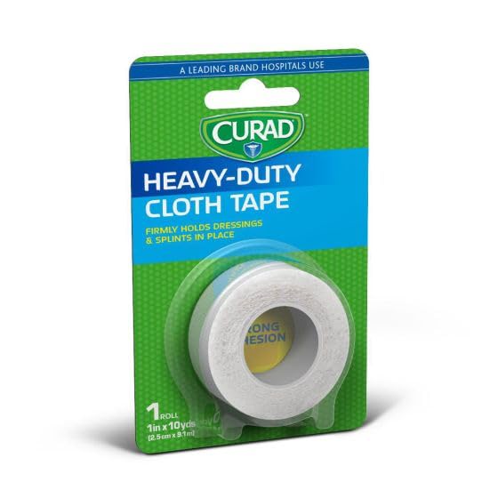 CURAD Heavy-Duty Cloth Tape, 1' x 10 yds.,
