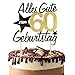 BETESSIN Torten Deko 60 Geburtstag Alles Gute zum Geburtstag 60 Jahre Happy 60th Birthday Cake Topper Kuchen Topper Kuchendeko 60 Geburstagstorte Deko Gold Schwarz Frauen Männer Baby,Schwarz günstig Kaufen-BETESSIN Torten Deko 60 Geburtstag Alles Gute zum Geburtstag 60 Jahre Happy 60th Birthday Cake Topper Kuchen Topper Kuchendeko 60 Geburstagstorte Deko Gold Schwarz Frauen Männer