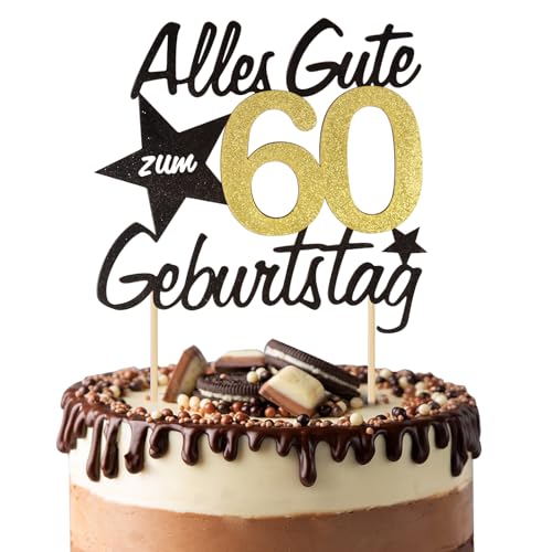 Torten Deko 60 Geburtstag