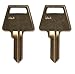 05959 Pair (2) Replacement Keys – Cut to Code on AM3 Blank for American/Junkunc Padlocks, Cabinets & Utility Locks | KEYSALACARTE