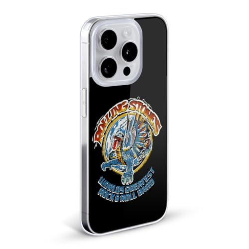 Funda gel suave iPhone 15 Plus gráficos The Rolling Stones duradera 2