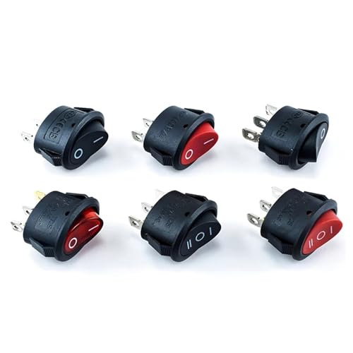 Interruptor KCD1 ovalado de 3 posiciones para solucionar fallos de encendido eléctrico 3