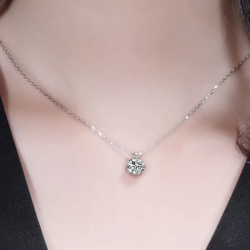 Collier moissanite en argent sterling le cadeau de joaillerie idéal - 2