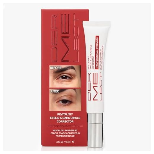 Dermelect Revitalite Professional Eyelid & Dark Circle Corrector for Eyes - Anti Aging Cream with Peptides Brightening & Tightening Treatment for Dark Circles, Puffiness, Droopy Eyelids, Wrinkles