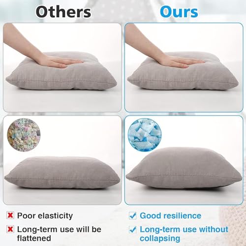 Shredded Memory Foam Filling - Five Pounds Soft Cushion Stuffing Material, Sofa Pillow Insert Replacement | Flexible Bean Bag Filling Foam, Plush Toy Upholstery Support Material for Home - Thumbnail 4