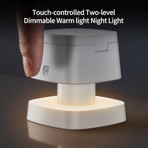 Kcuskl 4 in 1 Magnetic Wireless Charging Station,15W Fast Charging with Adjustable Night Light,3 in 1 Wireless Charging Station for iPhone 17/16/15/14/13/12/11 Pro Max & Apple Watch,AirPods (White) by Kcuskl - Used condition - Image 7