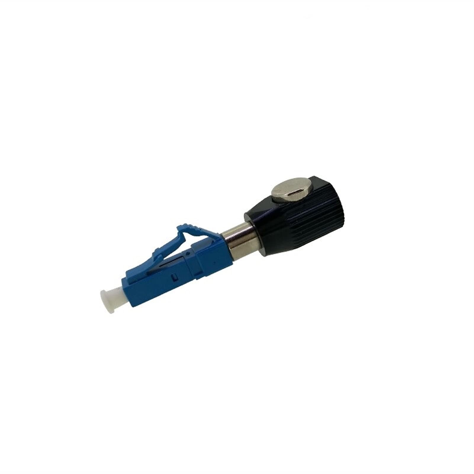 Accessoires de Fibre Optique LC UPC Type Rond Nu Fibra Optica Adaptateur, LC Adaptateur Fibre Optique LC UPC Coupleur de Fibre Nue Bride Connecteur