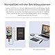 HUION Inspiroy H420X Grafiktablett, 4.17 x 2.6 Zoll Zeichentablett, Pen Tablet mit 8192 Drucksensitivität Batterielosem Stift, Kompatibel mit Chromebook/Windows/Mac/Android, für OSU, Online-Lehre