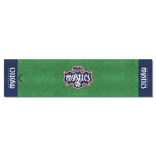 FANMATS 44837 WNBA - Washington Mystics Putting Green Mat | Green | 18
