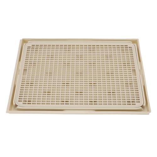 Large Cat Litter Trapping Mat, Double Layer Kitty Litter Catching Mat, Water Proof Litter Box Mat, 41x28x2cm, Washable, Anti Slip Bottom for Various