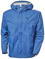 Helly Hansen Men's Standard Loke Waterproof Windproof Breathable Rain Jacket, 606 Deep Fjord, Large