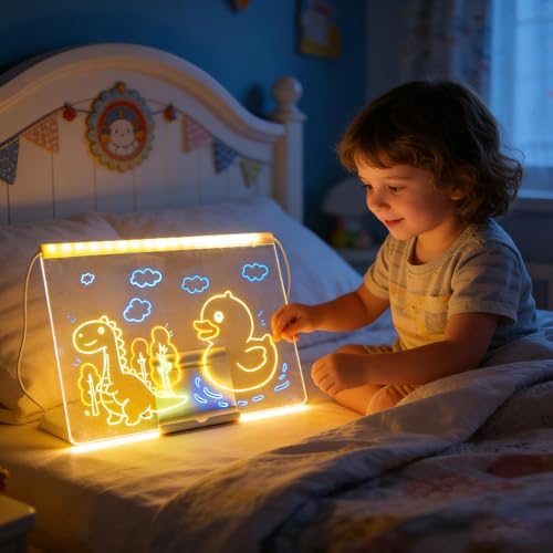 Tableau à dessin LED pour les garçons et les filles idée cadeau panneau USB
