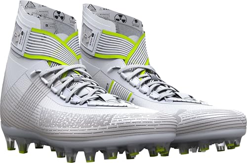 Under Armour Highlight MC 3023716-106 White Men's Football Cleats 11.5 US2