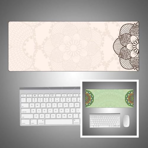 Tapis de souris multi-spécifications avec repose-poignet, tapis de travail de bureau texturé - 2
