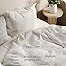 Eucalyptus Duvet Cover - Infused with Silver for Anti-Odor, Softer Than Silk Fibers, More Cooling Than Cotton - Perfect for Hot Sleepers & Sensitive Skin - 100% Tencel Lyocell - Full/Queen Size