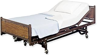 White Classic Fitted Hospital Bed Sheets, 36"X80"X9", 3-Pack
