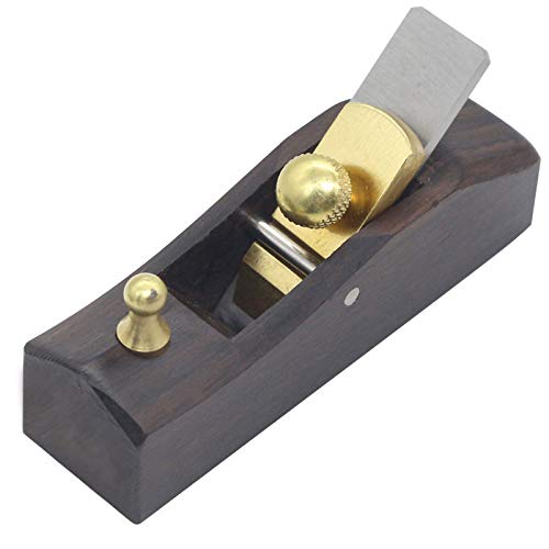 CRGL Mini Cepillo Manual para Carpintería, Plano Manual ébano para Carpintería, Cepillo Recorte Portátil para Bricolaje, para Recortar y Pulir Los Bordes, 80 x 22 x 22 mm (L × W × H) Cover